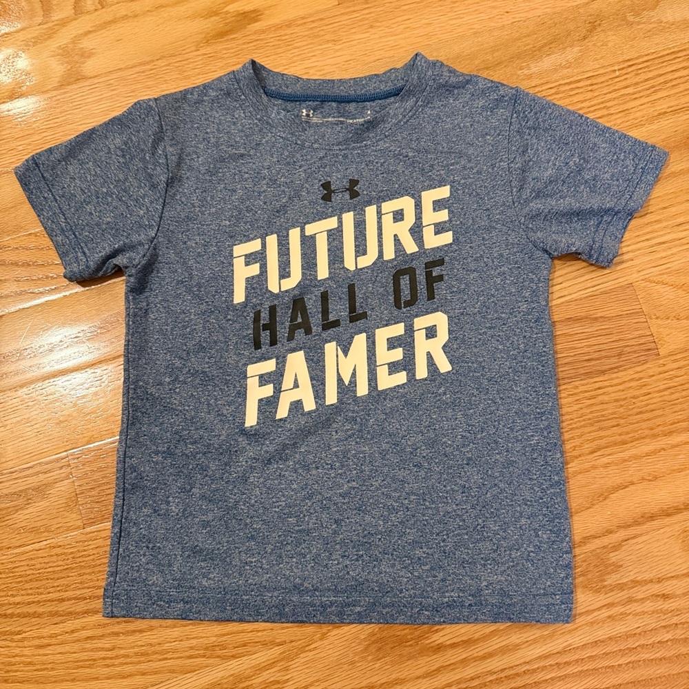 Under Armour Heather Blue Graphic Tee